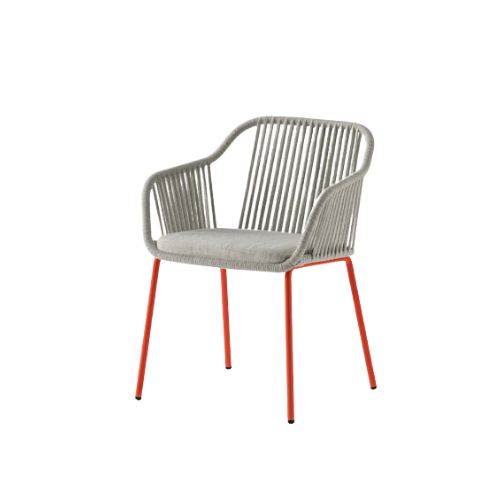 Drehstuhl in Außengastro